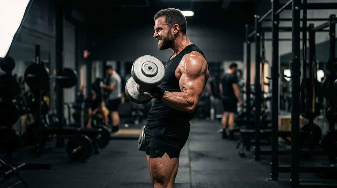Comment réaliser un exercice biceps avec haltère efficacement